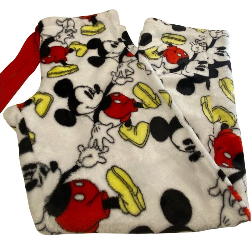 DISNEY Sleepwear Pajama Pants Mickey Mouse Size M 8/10